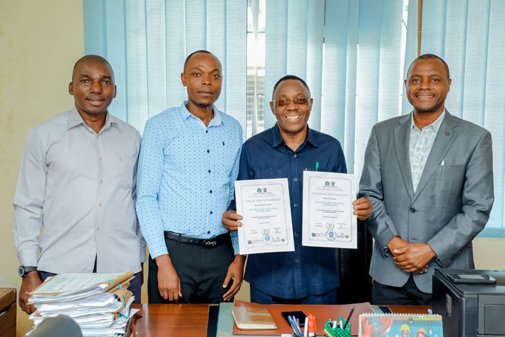 Prof. Simalenga with BAKITA Staff